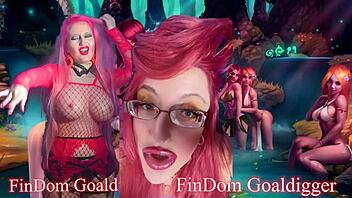 Goddess in glasses commands jerk off instructions and financial domination