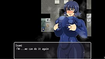 Izumi Gives Huge Handjob In Hentai!