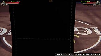 natalia battles ethan in a naked 3d wrestling match with rough action