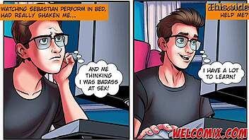 Nerd fucks two hot blondes?