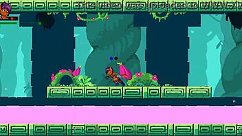 Giant Cock Slamming Pussy In Forest Doggystyle Scene