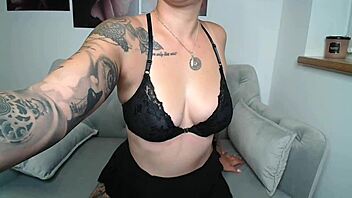 HD video of a hot German teen getting undressed