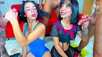 Cock Addicted Sluts Deepthroat Monster Cocks!