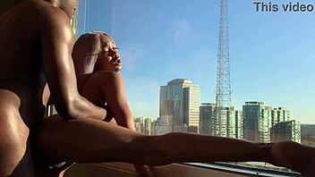 Ebony Teen 18+ Petite Girl Gets Hardcore POV Deepthroat and Pussy Fuck in Early Morning Atlanta!