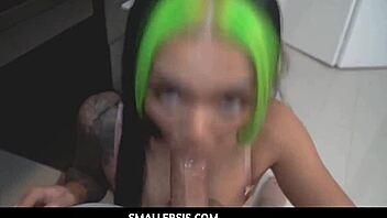 Why is stepsister paisley paige riding her stepbro's dick?