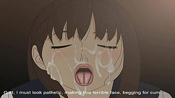 Best hentai cumshot game by love