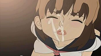 Best hentai cumshot game by love