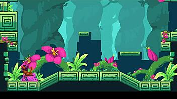 Giant Cock Slamming Pussy In Forest Doggystyle Scene