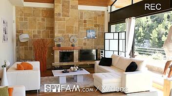 Taylor sands ambushes stepbrother with intense anal fucking