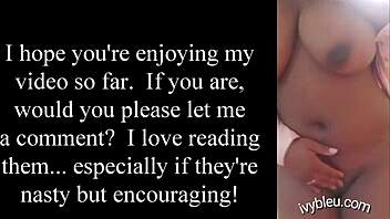 Ivy Bleu: Ebony Slut with Big Tits and Bimbo Whore Vibes in Private Scene