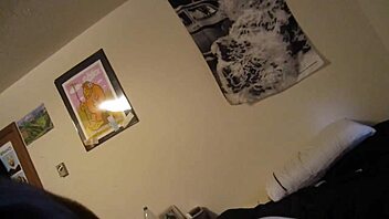 Ex-girlfriend sucking big cock, gagging and deepthroating with blonde big tits 😍