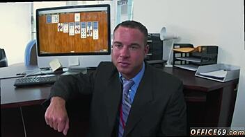 Guy with huge massive cock gets blowjob and cum for gay first time