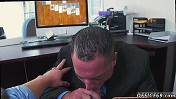 Guy with huge massive cock gets blowjob and cum for gay first time