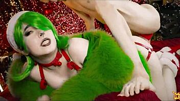 Grinch Hot Christmas Creampie With Mollyredwolf.