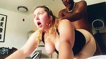 Big ass MILF gets her ass pounded and takes a cumshot on her face