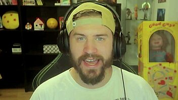 Watch a big cocked gay man get a blowjob and facial in a tent