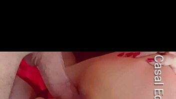 edu and aline fuck in doggystyle, cum on aline's ass