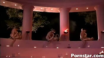Tattooed babes Christie and Jessie Crystal Rae get down and dirty in a steamy threesome