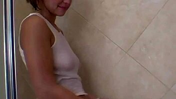 Can You Handle This Hot Blonde Showing Her Nipples In The Shower?