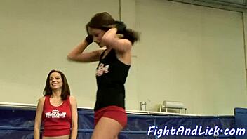 European dyke takes a beating from a muscular woman