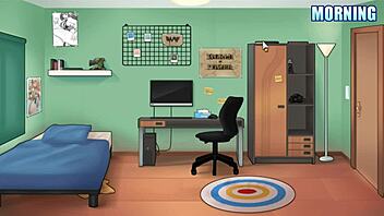 Mother-In-Law Gets Huge Cumshot On Dress During House Chores