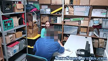 Can A Teen Thief Handle Throating A Cop's Cock?