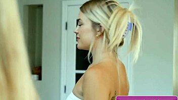 Blonde lesbians kay and emma enjoy wet butt licking and 69