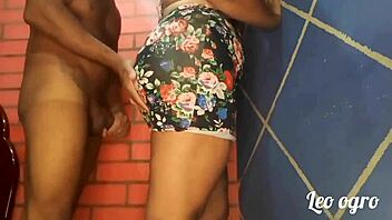 Big ass beauty gets her mouth full of cum