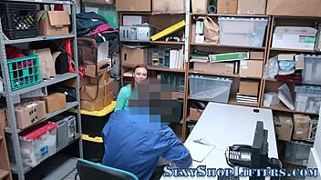 Can A Teen Thief Handle Throating A Cop's Cock?