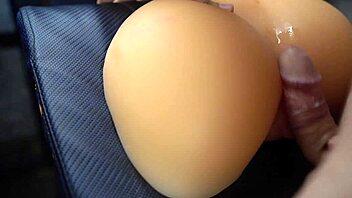 Rubber fetish gay masturbation with multiple cumshots