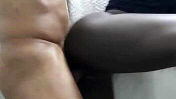 HD video of amateur couple getting it on in a bathroom