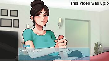 Mother-In-Law Gets Huge Cumshot On Dress During House Chores