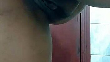 Wife Masturbating in the Bathroom with Dildo