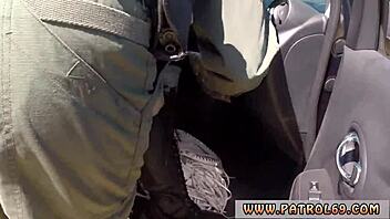 Blonde Babe Gets Hardcore Gangbang Facial Outdoors!