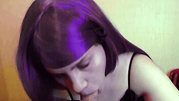 Brunette Teases With Pov Blowjob And Handjob Ending In Cum On Face