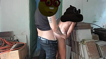 Young neighbor begs wife for anal with me