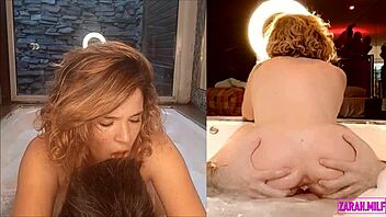 Wow, she had multiple orgasms fucking in the hot tub! 🔥