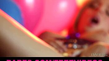 beautiful blonde enjoying some alone time