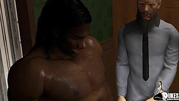 Сексуальная Milk берет огромный черный хуй во все дыры! 😈