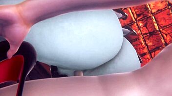 Lady Dimitrescu rider monsterpik i Resident Evil Village parodi POV