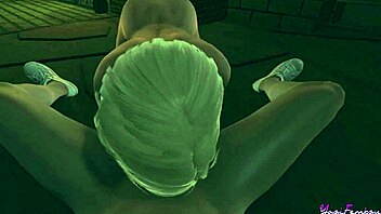 yaoi femboy otsuke masturbates then gets fucked on the porch