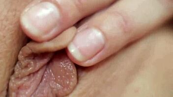 sexy blonde indulges her lesbian lover with intimate licks and touches