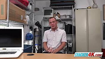 I watch that thick fat gay black cock slammin' my white muscled body so hard.