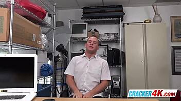 I watch that thick fat gay black cock slammin' my white muscled body so hard.