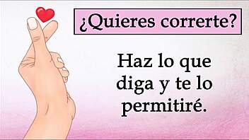 Jerk off masturbation with a Spanish twist