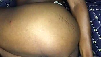 My thighs shake as I insert this 12 inch dildo in my asshole.