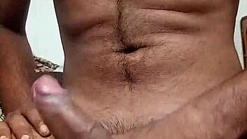 indian horny handjob on big cock feels amazing