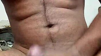 indian horny handjob on big cock feels amazing