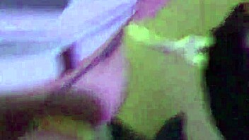 I watch as the little one takes that big cock from behind