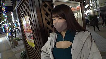 picking up a confident busty beauty on the street